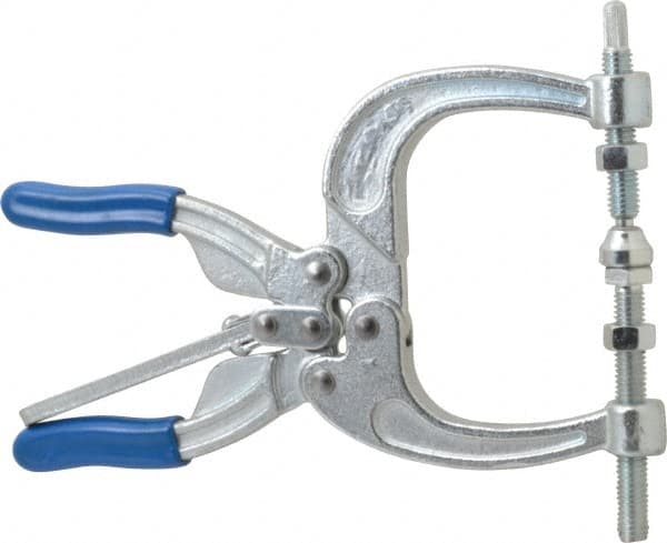 Gibraltar - 700 Lb Load Capacity, 2.72" Throat Depth, 8.5" OAL, Carbon Steel, C Style Plier Clamp - Americas Industrial Supply