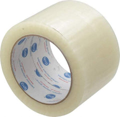 Intertape - 3" x 110 Yd Clear Rubber Adhesive Sealing Tape - Polypropylene Film Backing, 1.85 mil Thick, 27 Lb Tensile Strength, Series 7100 - Americas Industrial Supply