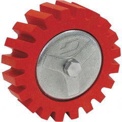 Dynabrade - Angle & Disc Grinder Eraser Wheel - Use with 18256 & 18258 - Americas Industrial Supply