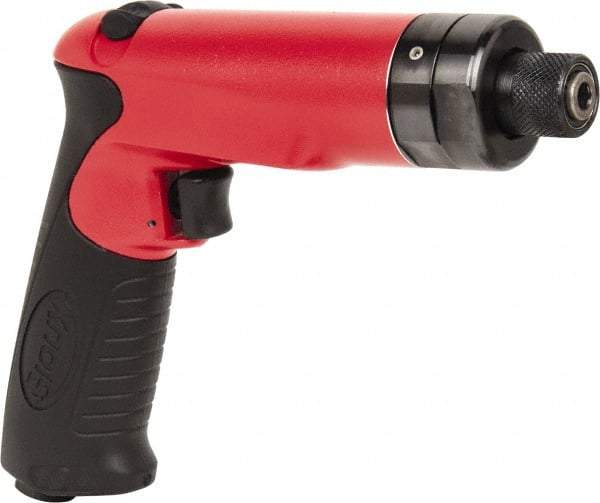 Sioux Tools - 1/4" Bit Holder, 2,500 RPM, Pistol Grip Handle Air Screwdriver - 58 In/Lb Torque, 30 CFM - Americas Industrial Supply