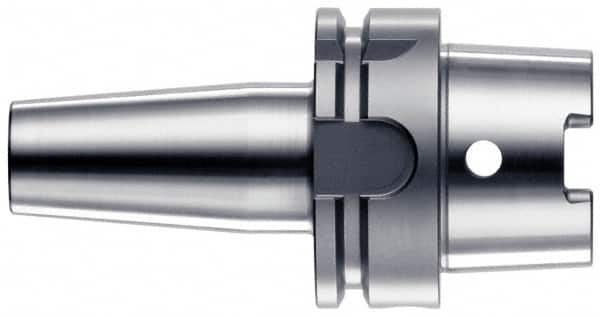 Bilz - 1/2" Hole Diam, HSK63A Taper Shank Shrink Fit Tool Holder & Adapter - 160.02mm Projection, 27mm Nose Diam, 46.99mm Clamping Depth, 18,000 RPM, Through Coolant - Exact Industrial Supply