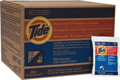 Tide - Packet Cleaner - Use on Fiberglass, Linoleum, Plastic, Stainless Steel, Wood - Americas Industrial Supply