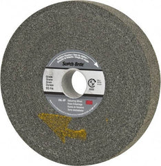 3M - 6" Diam, 1" Face Width, 1" Center Hole, Fine Grade, Silicon Carbide Deburring Wheel - Convolute, Extra Hard Density 9 Grade, 6,000 RPM - Americas Industrial Supply