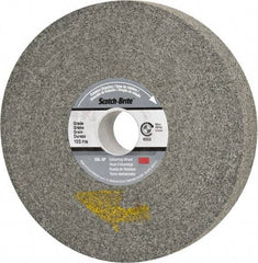 3M - 6" Diam, 1" Face Width, 1" Center Hole, Fine Grade, Silicon Carbide Deburring Wheel - Convolute, Hard Density 10 Grade, 6,000 RPM - Americas Industrial Supply