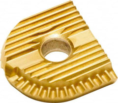 Tool-Flo - TBXR750 ZS Grade ZS26D Carbide Milling Insert - AlTiN Finish, 0.196" Thick, 1" Inscribed Circle - Americas Industrial Supply