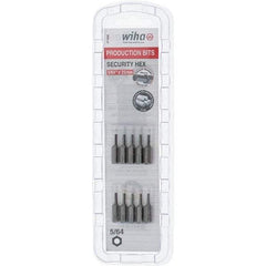 Wiha - 25mm Hex Screwdriver Bit - 1/4" Drive, 1" OAL - Americas Industrial Supply