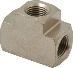 Value Collection - 1/8" Internal Pipe, Brass Union Tee - FNPT - Americas Industrial Supply