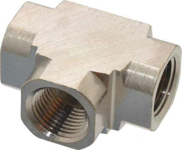 Value Collection - 3/8" Internal Pipe, Brass Union Tee - FNPT - Americas Industrial Supply