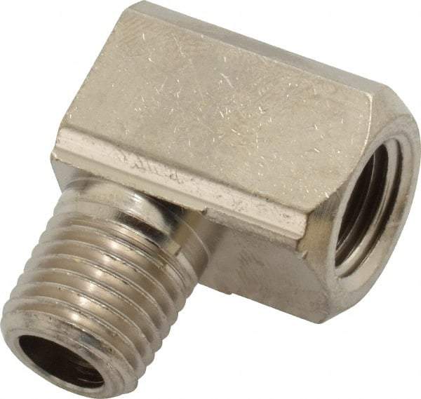 Value Collection - 1/4" Internal Pipe, Brass 90° Street Elbow - FNPT x MNPT - Americas Industrial Supply