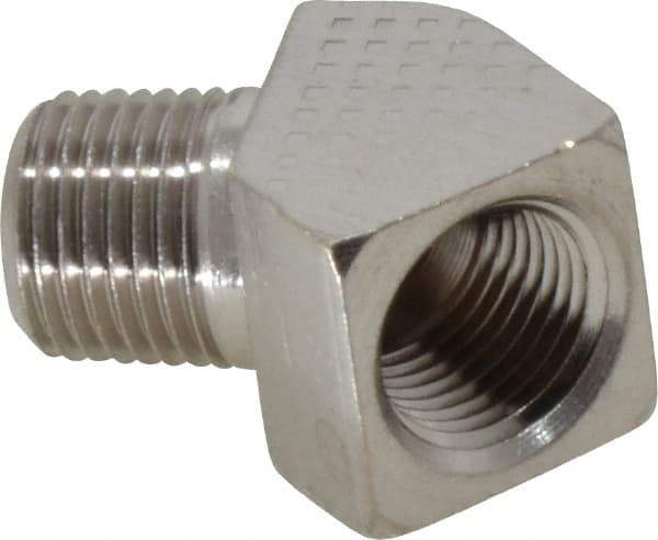 Value Collection - 1/8" Internal Pipe, Brass 45° Street Elbow - FNPT x MNPT - Americas Industrial Supply