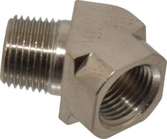 Value Collection - 3/8" Internal Pipe, Brass 45° Street Elbow - FNPT x MNPT - Americas Industrial Supply