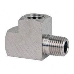 Value Collection - 1/4" Internal Pipe, Brass Street Tee - FNPT x MNPT - Americas Industrial Supply