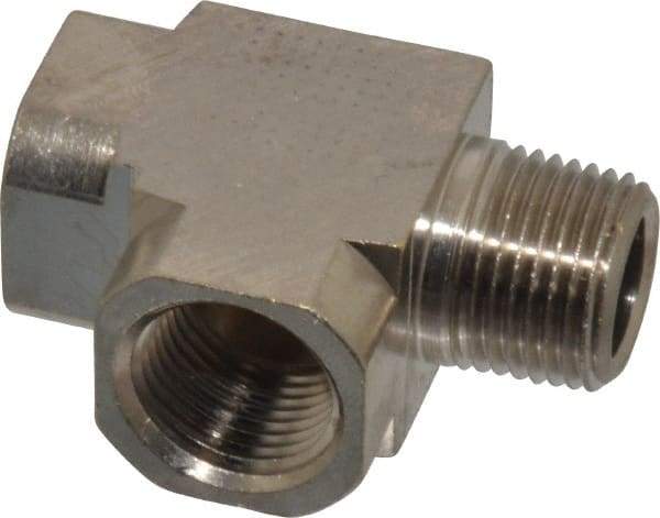 Value Collection - 3/8" Internal Pipe, Brass Street Tee - FNPT x MNPT - Americas Industrial Supply