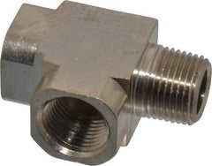 Value Collection - 3/8" Internal Pipe, Brass Street Tee - FNPT x MNPT - Americas Industrial Supply
