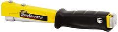 Stanley - Manual Hammer Tacker - 1/4, 5/16, 3/8" Staples, Yellow & Black, Steel - Americas Industrial Supply