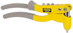 Stanley - Right Angle Head Hand Riveter - 3/32 to 3/16" Rivet Capacity, 10" OAL - Americas Industrial Supply