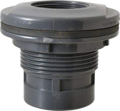 Value Collection - 2" PVC Plastic Pipe Tank Adapter - Schedule 80, FIPT x FIPT End Connections - Americas Industrial Supply