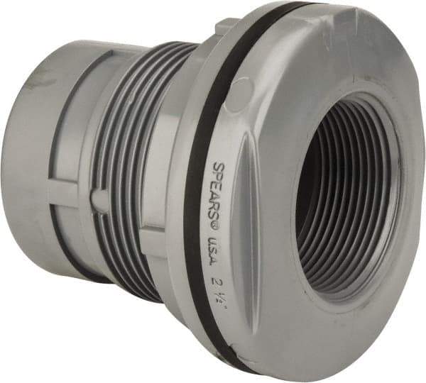 Value Collection - 2-1/2" CPVC Plastic Pipe Tank Adapter - Schedule 80, FIPT x FIPT End Connections - Americas Industrial Supply