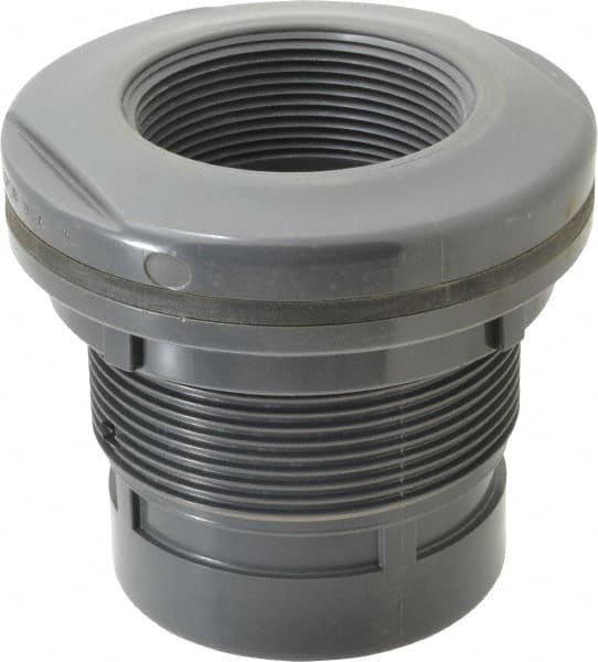 Value Collection - 3" PVC Plastic Pipe Tank Adapter - Schedule 80, FIPT x FIPT End Connections - Americas Industrial Supply