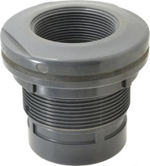 Value Collection - 3" PVC Plastic Pipe Tank Adapter - Schedule 80, FIPT x FIPT End Connections - Americas Industrial Supply