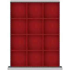 LISTA - 12-Compartment Drawer Divider Layout for 3.15" High Drawers - Americas Industrial Supply