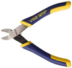 Irwin - 4-1/2" OAL, Diagonal Cutter - 1/2" Jaw Length, Diagonal Head, ProTouch Handle - Americas Industrial Supply