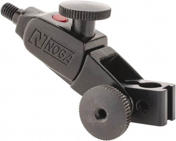 Noga - 3 Inch Long, Magnetic Indicator Base Fine Adjustment Clamp - Use With Dial and Test Indicators - Americas Industrial Supply