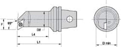 Kennametal - Right Hand Cut, 25mm Min Bore Diam, Size KM32 Steel Modular Boring Cutting Unit Head - 2.3622" Max Bore Depth, Through Coolant, Compatible with DP.. - Americas Industrial Supply