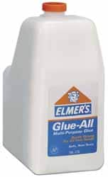 Elmer's - 50 Gal Drum White All Purpose Glue - 5 min Working Time, Bonds to Ceramic, Fabric, Leather, Paper & Wood - Americas Industrial Supply