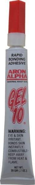Elmer's - 0.70 oz Tube Clear Instant Adhesive - 1 min Working Time - Americas Industrial Supply