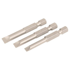 Slotted Power Bit Set 4.5 - 6.5mm (3 Bit Pack) - Americas Industrial Supply
