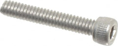 Value Collection - #5-40 UNC Hex Socket Drive, Socket Cap Screw - Grade 18-8 Stainless Steel, Uncoated, 3/4" Length Under Head - Americas Industrial Supply