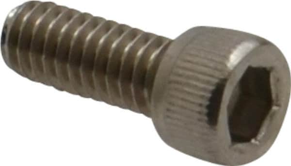 Value Collection - #8-32 UNC Hex Socket Drive, Socket Cap Screw - Grade 18-8 Stainless Steel, Uncoated, 7/16" Length Under Head - Americas Industrial Supply