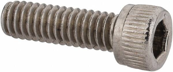 Value Collection - #8-32 UNC Hex Socket Drive, Socket Cap Screw - Grade 18-8 Stainless Steel, Uncoated, 9/16" Length Under Head - Americas Industrial Supply