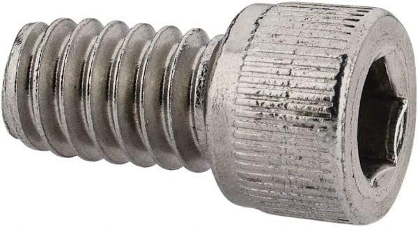 Value Collection - 1/4-20 UNC Hex Socket Drive, Socket Cap Screw - Grade 18-8 Stainless Steel, Uncoated, 7/16" Length Under Head - Americas Industrial Supply