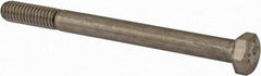Value Collection - 5/16-18 UNC, 3-3/4" Length Under Head Hex Head Cap Screw - Fully Threaded, Grade 18-8 Stainless Steel, Uncoated, 1/2" Hex - Americas Industrial Supply