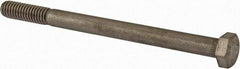 Value Collection - 5/16-18 UNC, 4-1/4" Length Under Head Hex Head Cap Screw - Partially Threaded, Grade 18-8 Stainless Steel, Uncoated, 1/2" Hex - Americas Industrial Supply