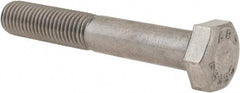Value Collection - 5/16-24 UNF, 2" Length Under Head Hex Head Cap Screw - Partially Threaded, Grade 18-8 Stainless Steel, Uncoated, 1/2" Hex - Americas Industrial Supply