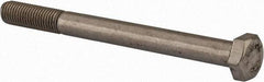 Value Collection - 5/16-24 UNF, 3-1/2" Length Under Head Hex Head Cap Screw - Partially Threaded, Grade 18-8 Stainless Steel, Uncoated, 1/2" Hex - Americas Industrial Supply