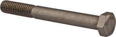 Value Collection - 3/8-16 UNC, 3-1/4" Length Under Head Hex Head Cap Screw - Partially Threaded, Grade 18-8 Stainless Steel, Uncoated, 9/16" Hex - Americas Industrial Supply
