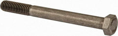 Value Collection - 3/8-16 UNC, 3-3/4" Length Under Head Hex Head Cap Screw - Partially Threaded, Grade 18-8 Stainless Steel, Uncoated, 9/16" Hex - Americas Industrial Supply