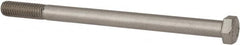 Value Collection - 3/8-16 UNC, 5-1/2" Length Under Head Hex Head Cap Screw - Partially Threaded, Grade 18-8 Stainless Steel, Uncoated, 9/16" Hex - Americas Industrial Supply