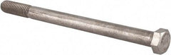 Value Collection - 7/16-14 UNC, 6" Length Under Head Hex Head Cap Screw - Partially Threaded, Grade 18-8 Stainless Steel, Uncoated, 5/8" Hex - Americas Industrial Supply