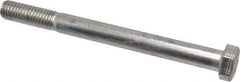 Value Collection - 1/2-13 UNC, 5-1/2" Length Under Head Hex Head Cap Screw - Partially Threaded, Grade 18-8 Stainless Steel, Uncoated, 3/4" Hex - Americas Industrial Supply