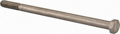Value Collection - 1/2-13 UNC, 8-1/2" Length Under Head Hex Head Cap Screw - Partially Threaded, Grade 18-8 Stainless Steel, Uncoated, 3/4" Hex - Americas Industrial Supply