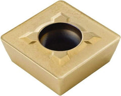Kennametal - SDMT120408 Grade KC735M Carbide Milling Insert - TiN Finish, 3/16" Thick, 1/2" Inscribed Circle, 1/32" Corner Radius - Americas Industrial Supply