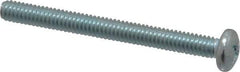 Value Collection - #8-32 UNC, 1-3/4" Length Under Head Phillips Drive Machine Screw - Pan Head, Grade 2 Steel, Zinc-Plated Finish, Without Washer - Americas Industrial Supply