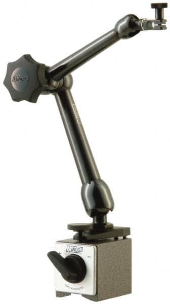 Noga - 0.001" Graduation, 0-100 Dial Reading, Indicator & Base Kit - 2-9/32" Dial Diam - Americas Industrial Supply