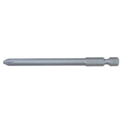 Phillips Power Bit. #00 × 90mm. Chrome-vanadium-molybdenum S2 modified tool steel. - Americas Industrial Supply