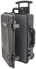 Pelican Products, Inc. - 13-13/16" Wide x 13-13/16" Deep x 9" High, Clamshell Hard Case - Black, Polypropylene - Americas Industrial Supply